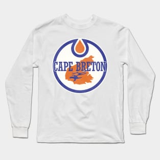 Defunct Cape Breton Oilers Hockey Team Long Sleeve T-Shirt